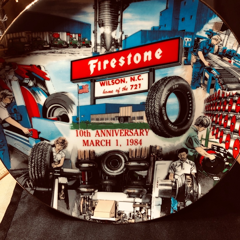 Firestone Commemorative Plate / Wall Art